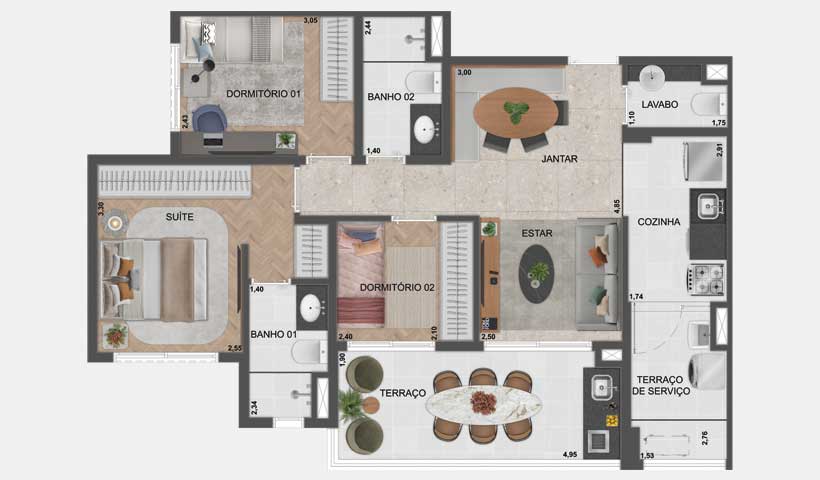 Blue Marine Home Resort - Planta 5