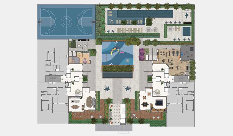 East Blue Residences - Planta 1