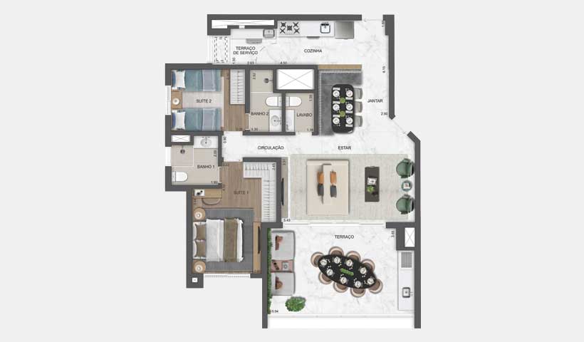 East Blue Residences - Planta 5