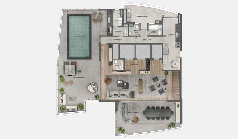 Lindenberg Ibirapuera - Planta 3